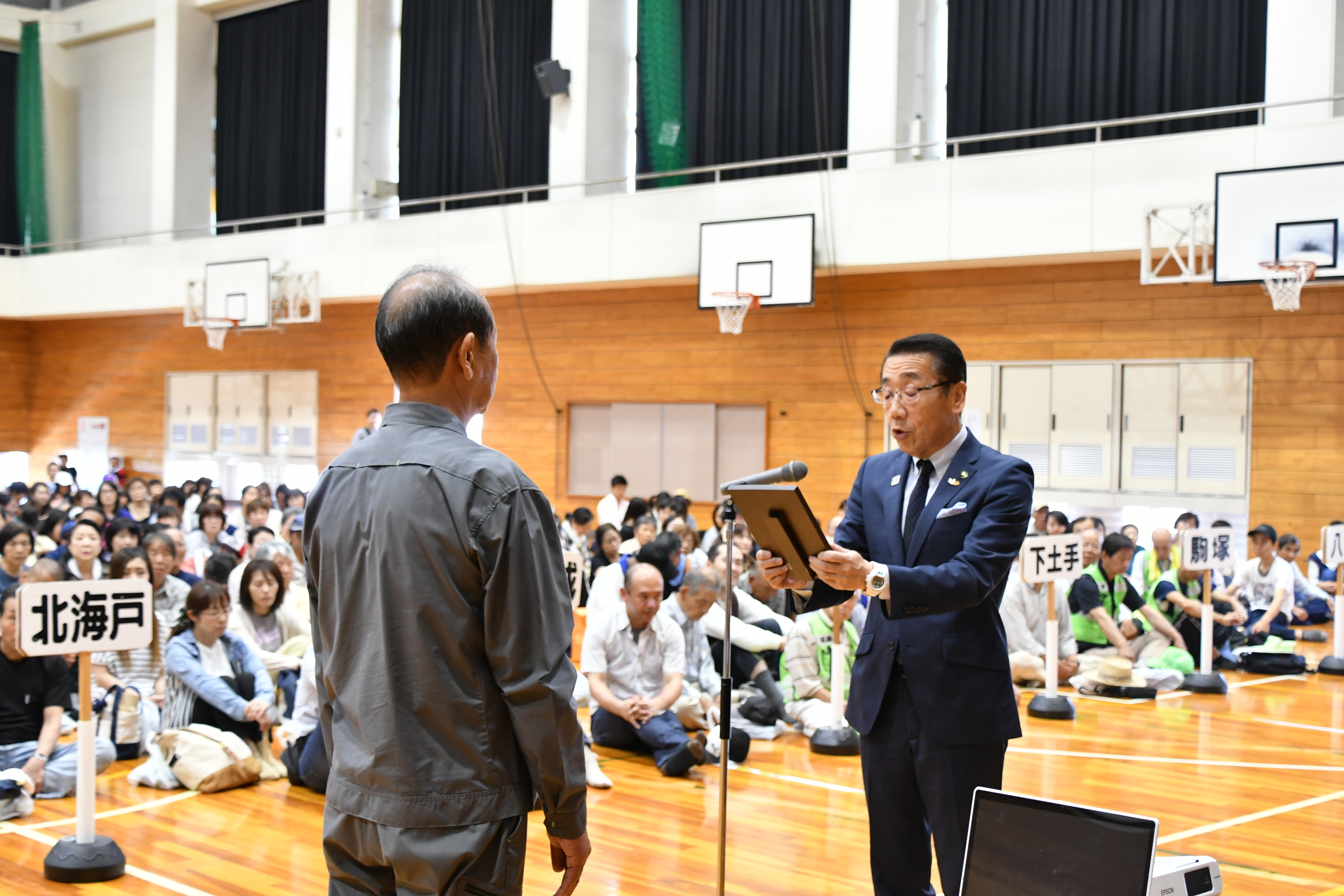 羽島プラウドアクション表彰時の写真